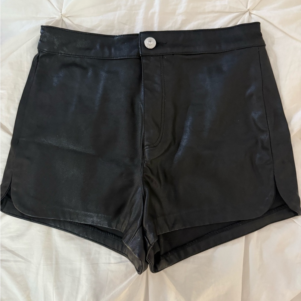 H&M High Waist Black Women's Shorts